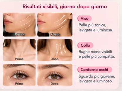 LumiBeauty Massaggiatore Viso e Collo 3 in